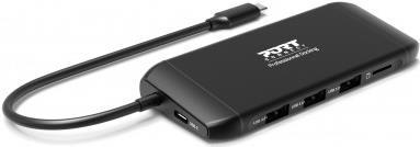 Port Designs DOCKING TYPE C TRAVEL 1 X 4K PD 100W Universal Travel Docking Station Type C (901913)