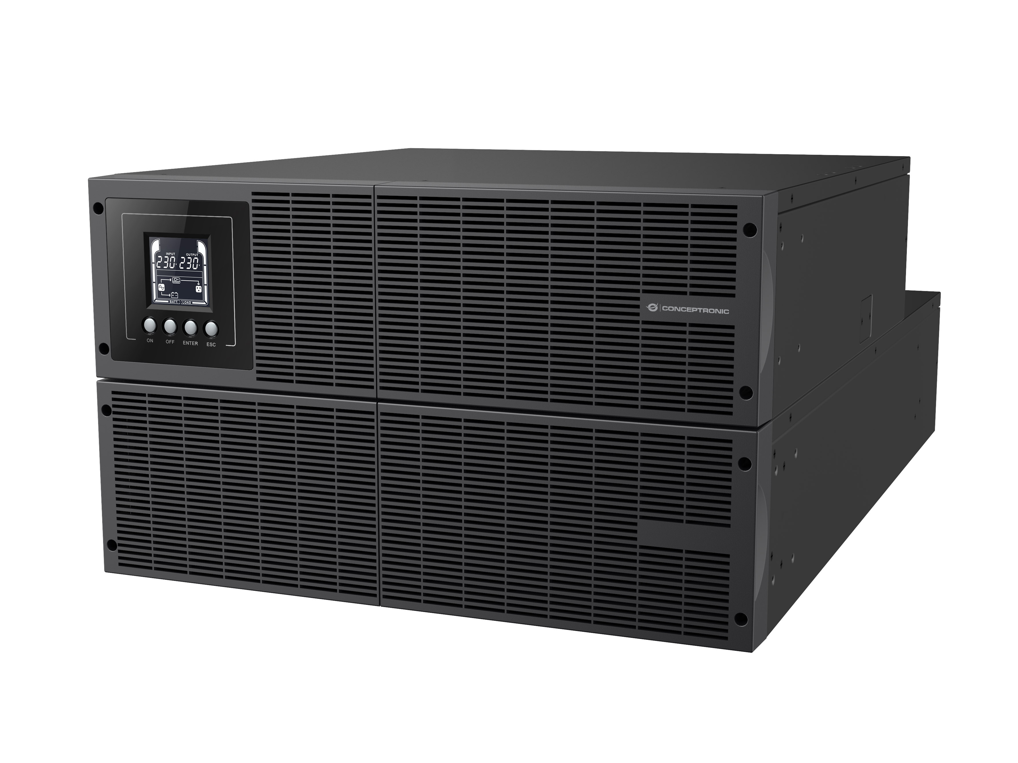 Conceptronic ZEUS ZEUS51E6K Online-USV 6000 VA 6000 W Schwarz