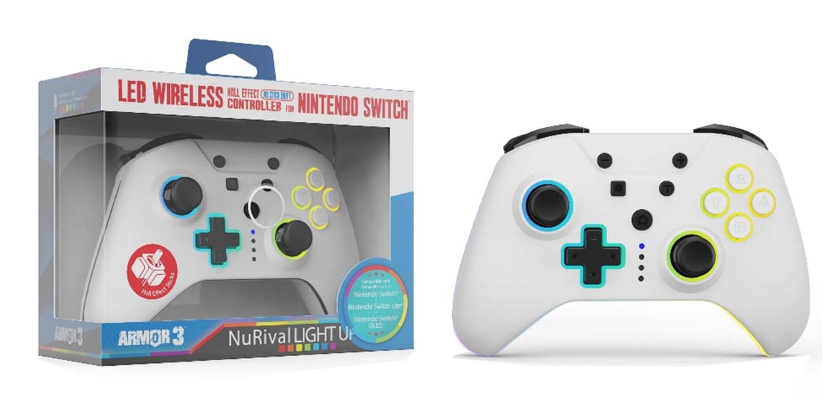 Hyperkin Armor3 NuRival Wireless Gamepad Nintendo Switch Weiß