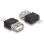 Delock USB-Adapter 4-polig (M) zu USB (W) (66653)