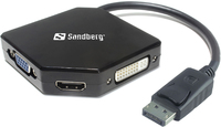 Sandberg Adapter DP>HDMI+DVI+VGA (509-11)