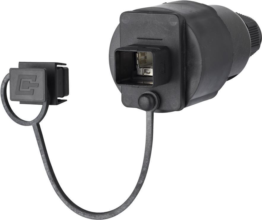 E-DAT Industry IP67 V4 KK, field jack insert, T568B (1401845512KE)