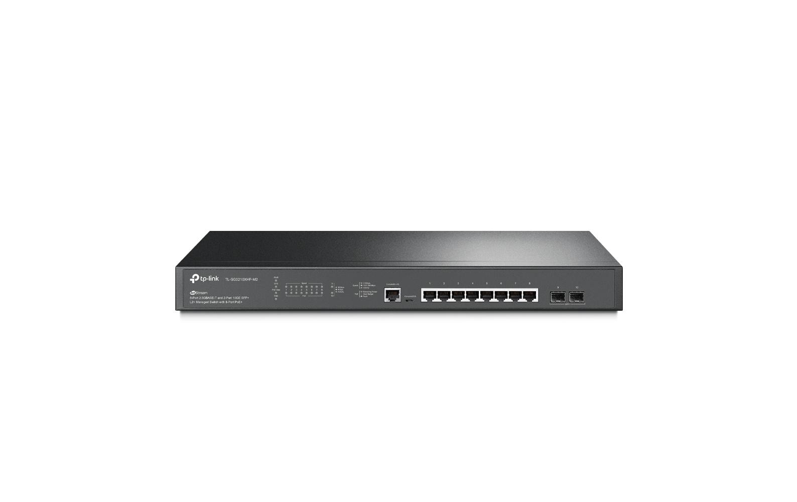 TP-Link Omada SG3210XHP-M2 Managed L2+ Switch 10 Port PoE+ Schwarz