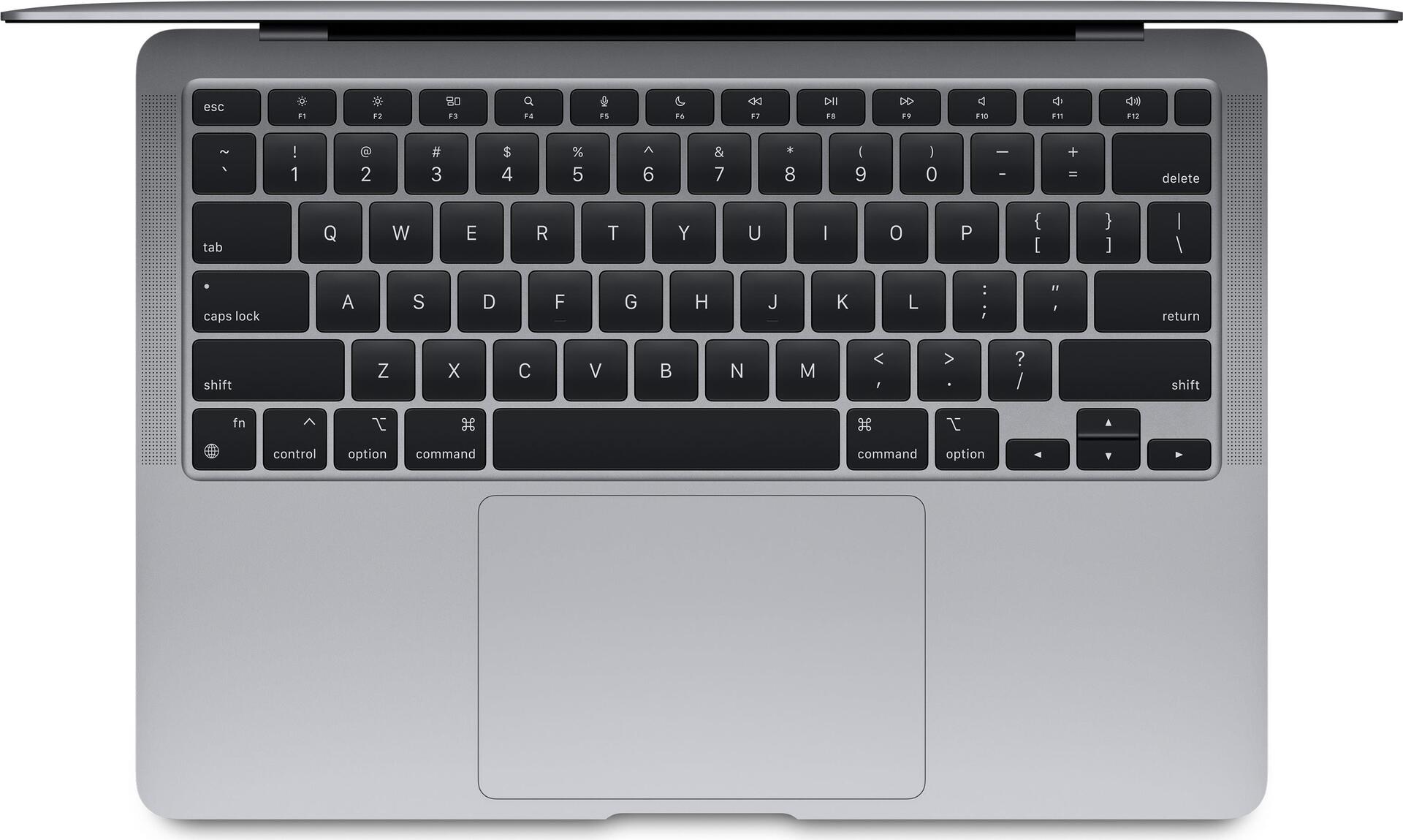 Apple MacBook Air Notebook 33,8 cm (13.3" ) 2560 x 1600 Pixel Apple M 16 GB 1000 GB SSD Wi-Fi 6 (802.11ax) macOS Big Sur Grau (Z124_5005_DE_CTO)