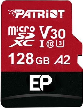 Patriot EP Pro A2 Micro SDXC 128GB 90/80 MB/s V30 U3 Class10 (PEF128GEP32MCX)