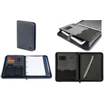 WEDO Ringbuchmappe COLLEGE, DIN A4, Polyester, graumeliert 4-Ring-Mechanik, Lieferung ohne Block, Blockeinschub von - 1 Stück (58 354412)