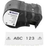 Brady, M5C-1500-595-WT-BK, Vinyl, Schwarz auf weiß, 38.10 mm x 7.62 m, permanent, Endlos (170944)