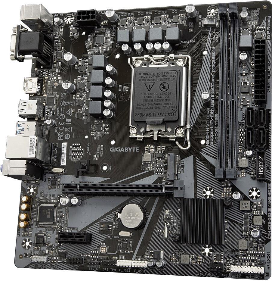 Gigabyte H610M H V2 DDR4 LGA 1700 Micro-ATX