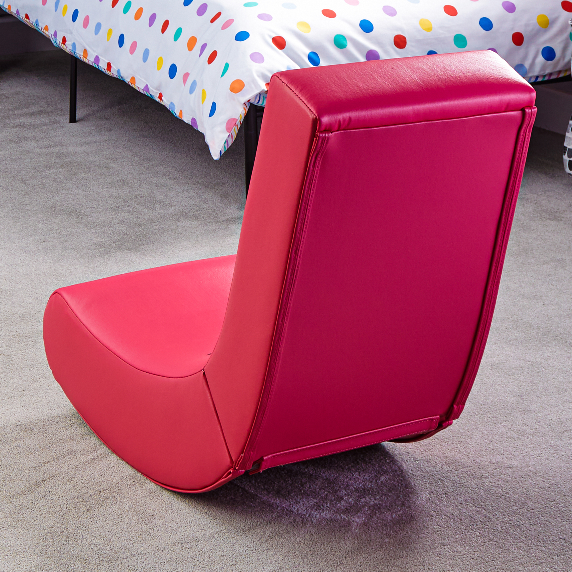 X-Rocker Video Rocker Peach Joy Edition Gaming-Stuhl Pink, Rot