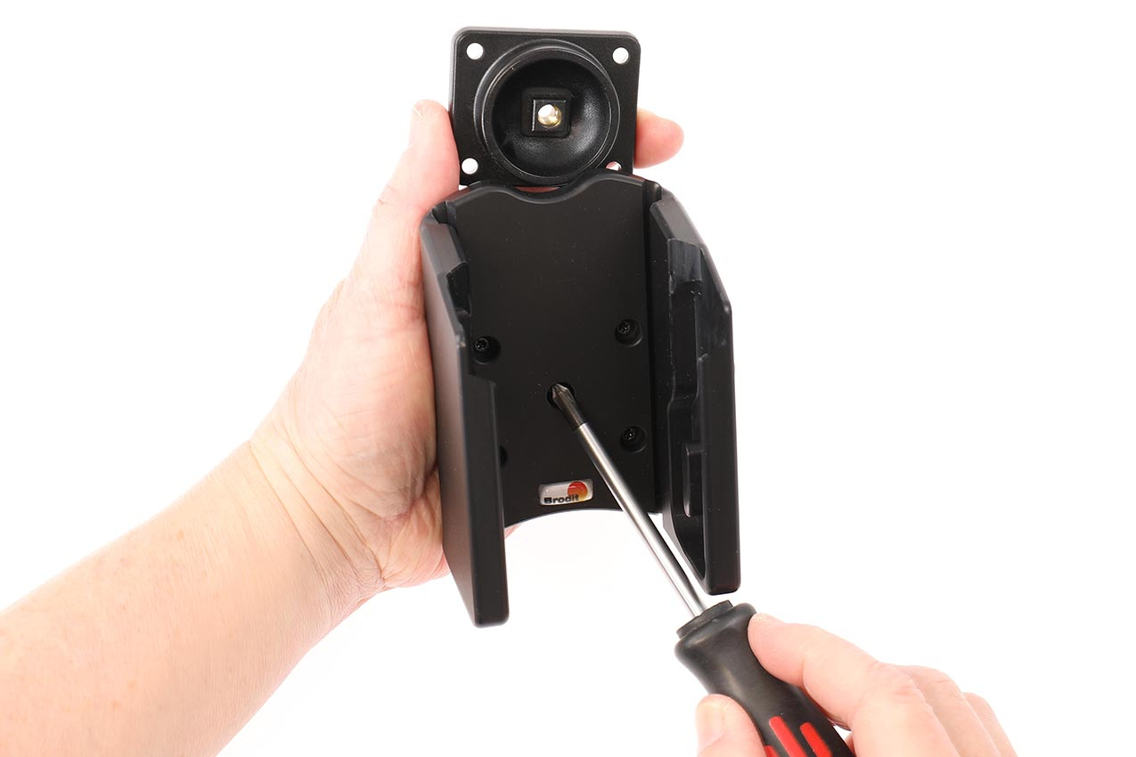 Brodit Passive Halterung mit Drehgelenk für Honeywell CK67, Schraubbefestigung, Schwarz