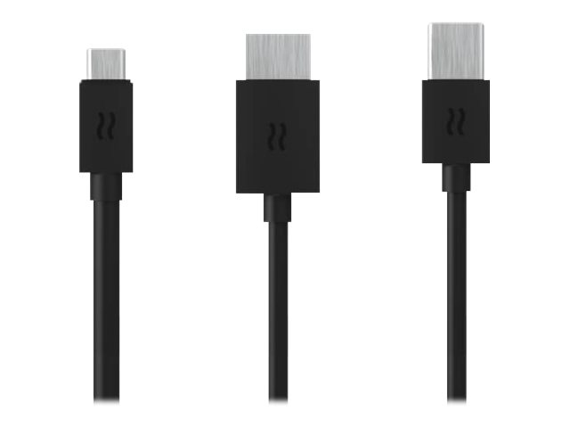 Airtame Aircord Videokabel USB-C auf HDMI + USB Schwarz