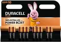 Duracell Plus Power Boost Micro AAA -Batterie Alkali-Mangan 1.5 V 10 St. (151260)