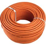 Hama Netzwerkkabel,Cat.7 Rohkabel, 10 Gbit/s, S/FTP geschirmt, halogenfrei, Rolle, 50 m (00020099)