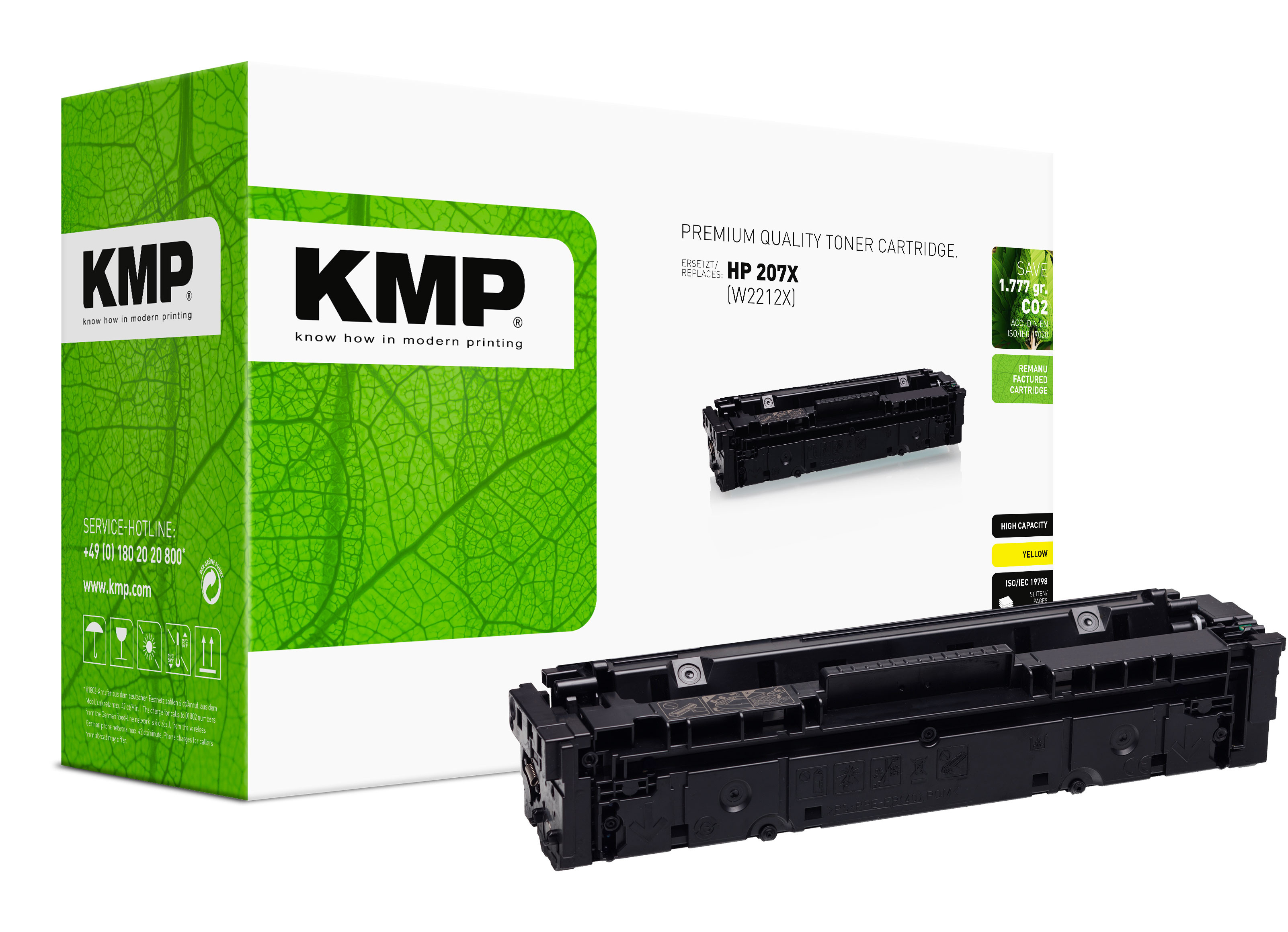 KMP 2558,3009 Tonerkartusche Gelb 2450 Seiten