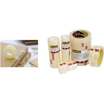 3M Scotch Klebefilm 550, transparent, 19 mm x 66 m, Folie Kerndurchmesser: 76 mm, hohe Klebkraft (5501966FL)