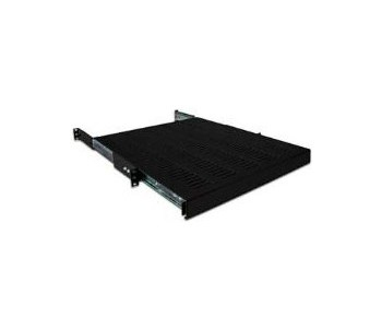 Wirewin SHELF PO 600 BL 1HE ausziehbarer Fachboden 48,3 cm (19") bis 35 kg Schwarz