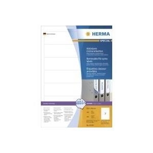 HERMA Special Selbstklebende, entfernbare, matte, lichtdichte Aktenordneretiketten aus Papier (10140)