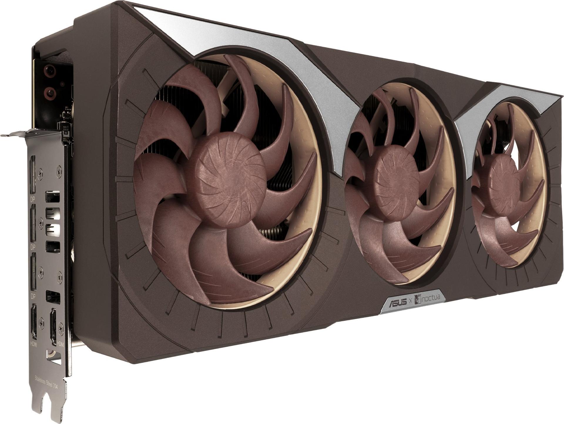 ASUS GeForce RTX 5080 Noctua OC Edition 16 GB GDDR7 Braun, Silber