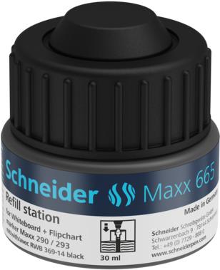 Schneider Maxx 665 Nachfülltinte schwarz (166501)