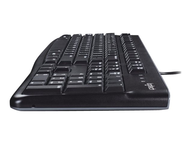 Logitech K120 Tastatur USB QWERTY US International Schwarz