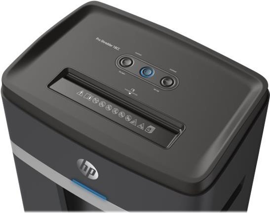 HP Pro Shredder 18CC Aktenvernichter Querschnitt 18 Blätter P-4 Schwarz