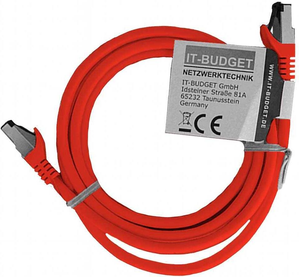 IT-BUDGET Vollkupfer Premium Patchkabel (90ITBFLEX81PK2R)