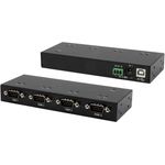EXSYS GmbH USB 2.0 zu 4S RS-232, Metallgehäuse (EX-13074HM)