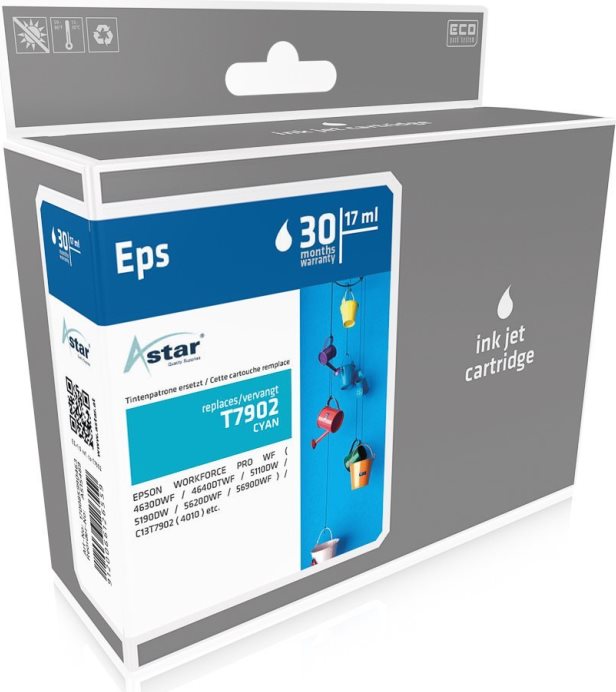 AS15489 ASTAR EPS. WF5110 CYA 17ml 2000p. cyan ISO24711 (AS15489)