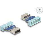 Delock 67131 - USB 3.0 Pfostenstecker auf intern Key A Buchse (67131)