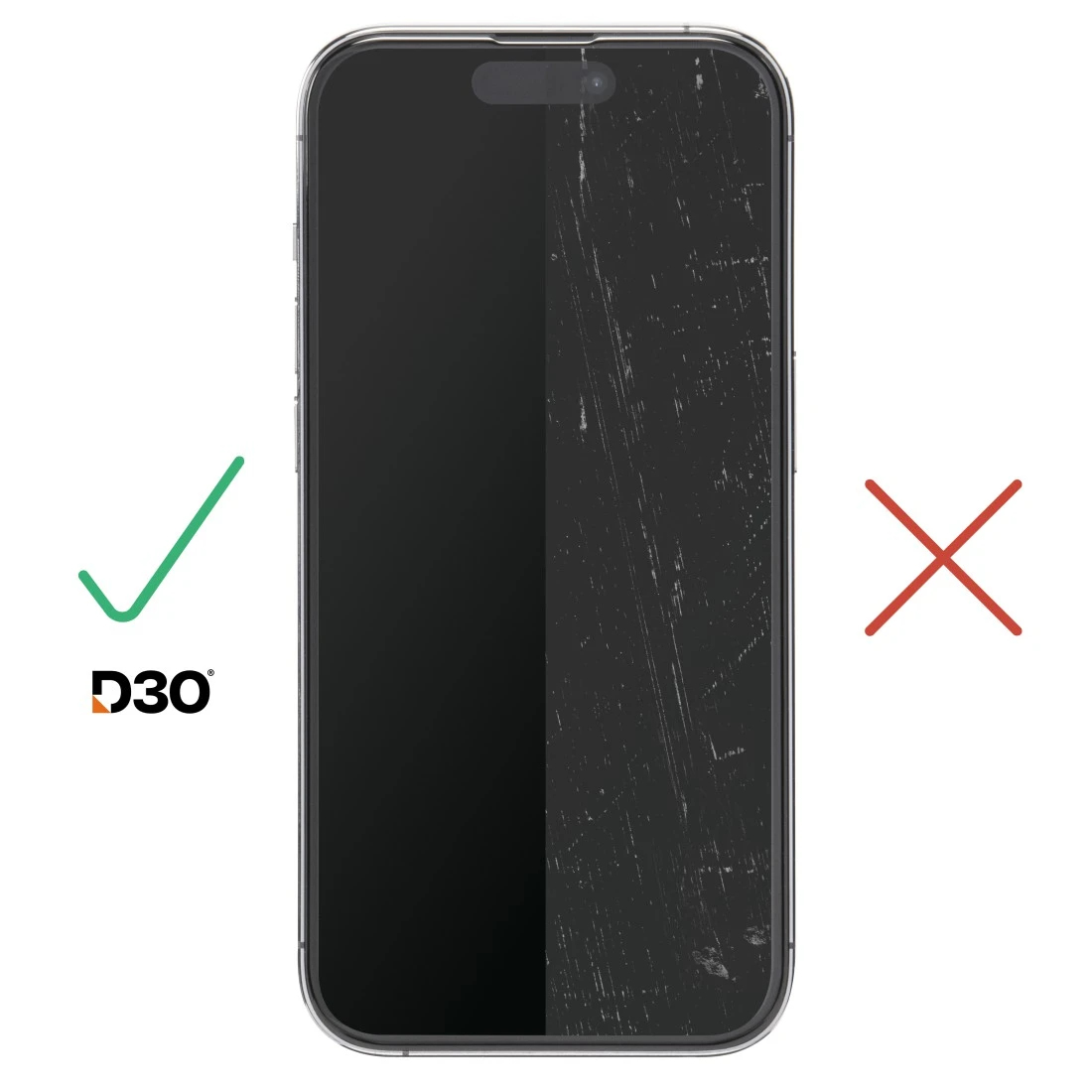 Hama Extreme Protect Bildschirmschutzglas für Apple iPhone 17 mit Montagehilfe, Schwarz, Transparent