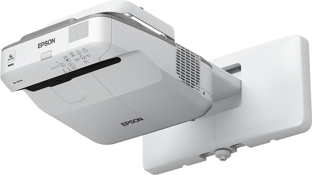 Epson EB-685W Ultrakurzdistanzprojektor 3LCD WXGA 3500 Lumen Grau, Weiß