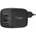 BELKIN 45W DUAL USB-C GAN LADEG MIT POWER DELIVER 3.0 UND PPS TE (WCH011VFBK)