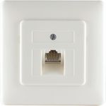 S/CONN maximum connectivity UAE-Anschlußdose 1x8, mit Metallrahmen, Unterputz (74221-)