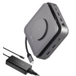 j5create USB-C DOCK DUAL 4K HDMI GAN 140W PD3.1 POWER ADAPTER (JCD3199P-EN)