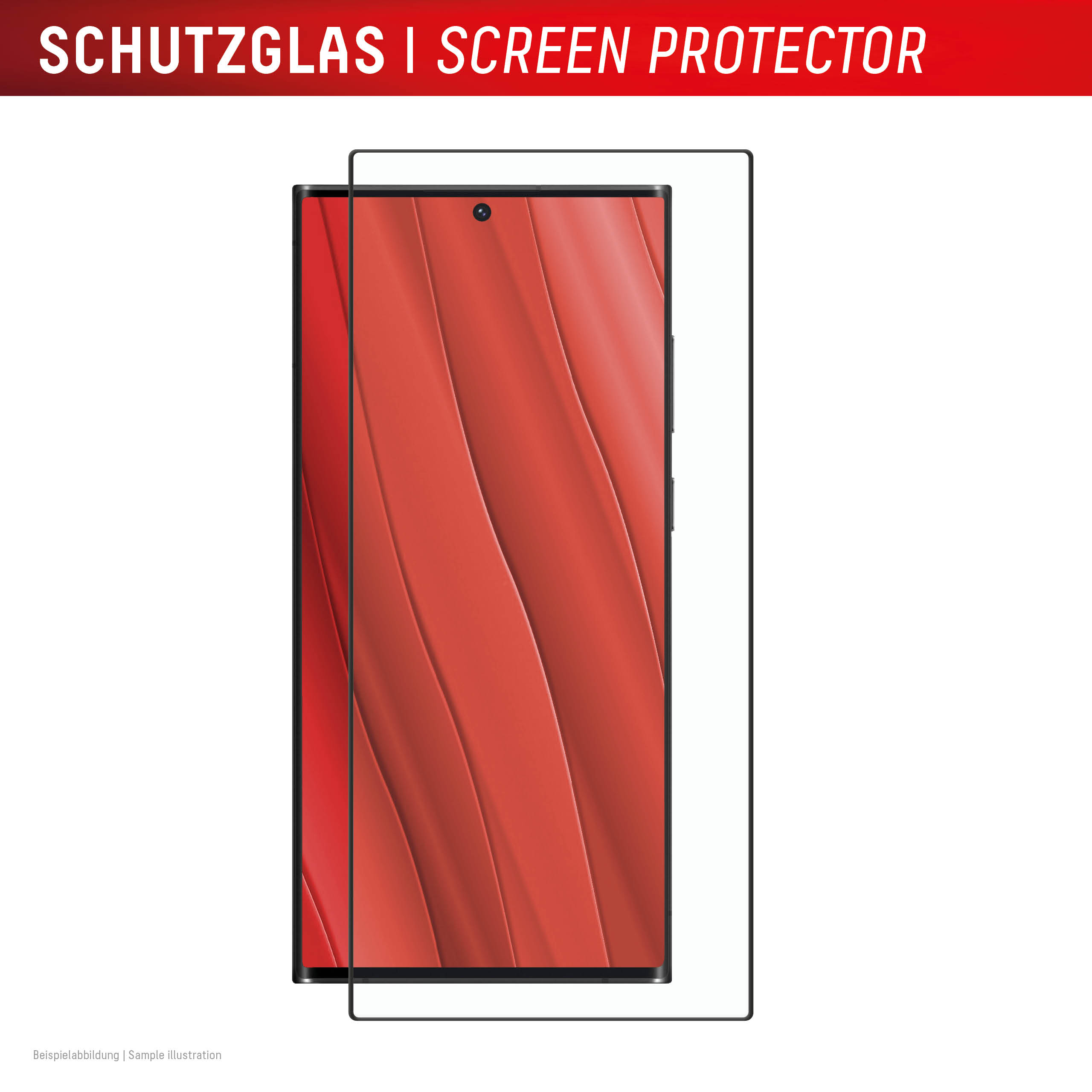 E.V.I. DISPLEX Premium Glass FCAR Samsung Galaxy S24 Ultra Schwarz, Transparent