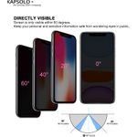 KAPSOLO Blickschutzfilter Displayglas (KAP30291)