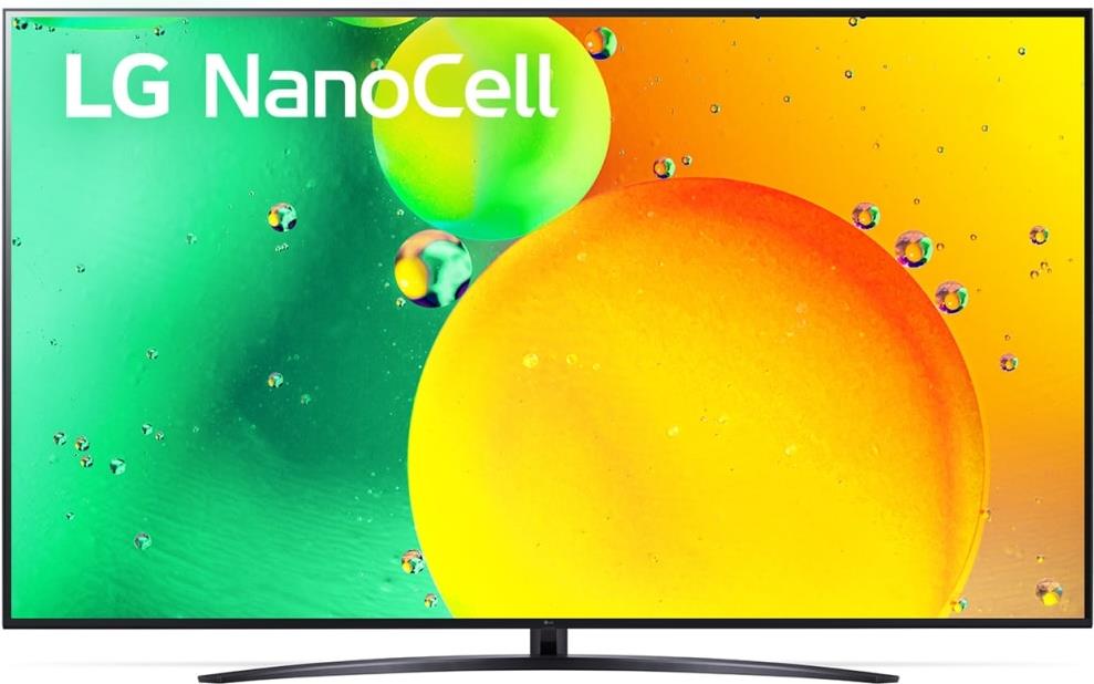 LG NanoCell 75NANO76 190,5 cm (75") 4K Ultra HD Smart-TV WLAN Schwarz (75NANO763QA.AEU)