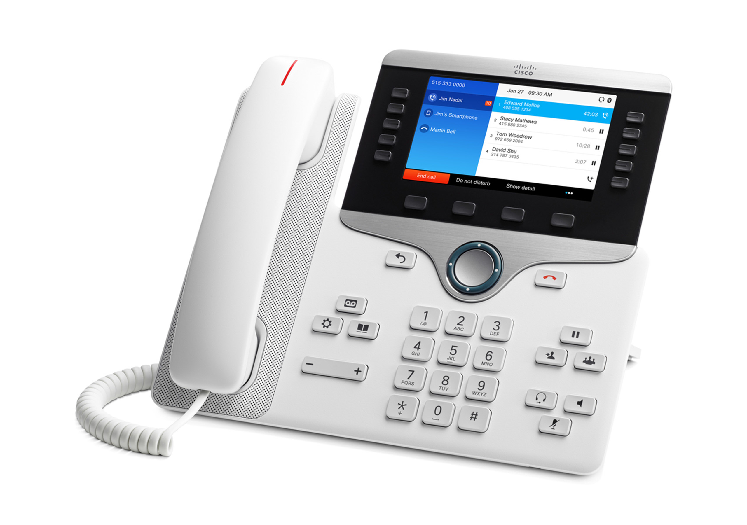 Cisco IP-Telefon 8851 5" Display 5 Leitungen PoE Schwarz