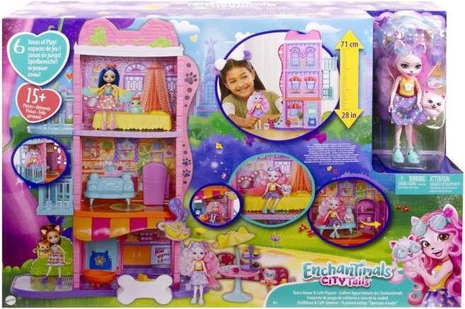 Mattel - Enchantimals Stadthaus & Café Spielset (HHC18)