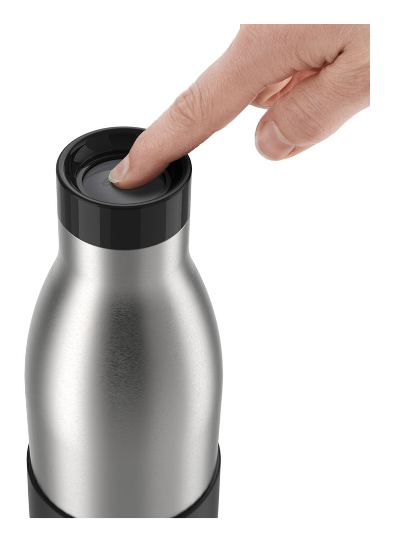 EMSA BLUDROP SLEEVE Trinkflasche 0,5 Liter Schwarz