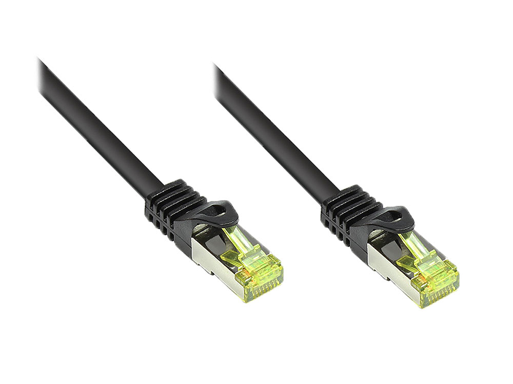 Good Connections 8070R-150S Cat.7 RJ45 Patchkabel 15m Schwarz