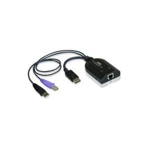 ATEN KA7169 DisplayPort USB Virtual Media KVM Adapter Cable with Smart Card Reader (CPU Module) - KVM-/Audio-/USB-Extender (KA7169)