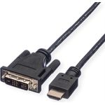ROLINE Adapterkabel HDMI auf DVI-D (Single Link) (11.04.5516)