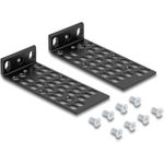 Delock Universelles Rack Montage Set 2 Stück schwarz (67281)