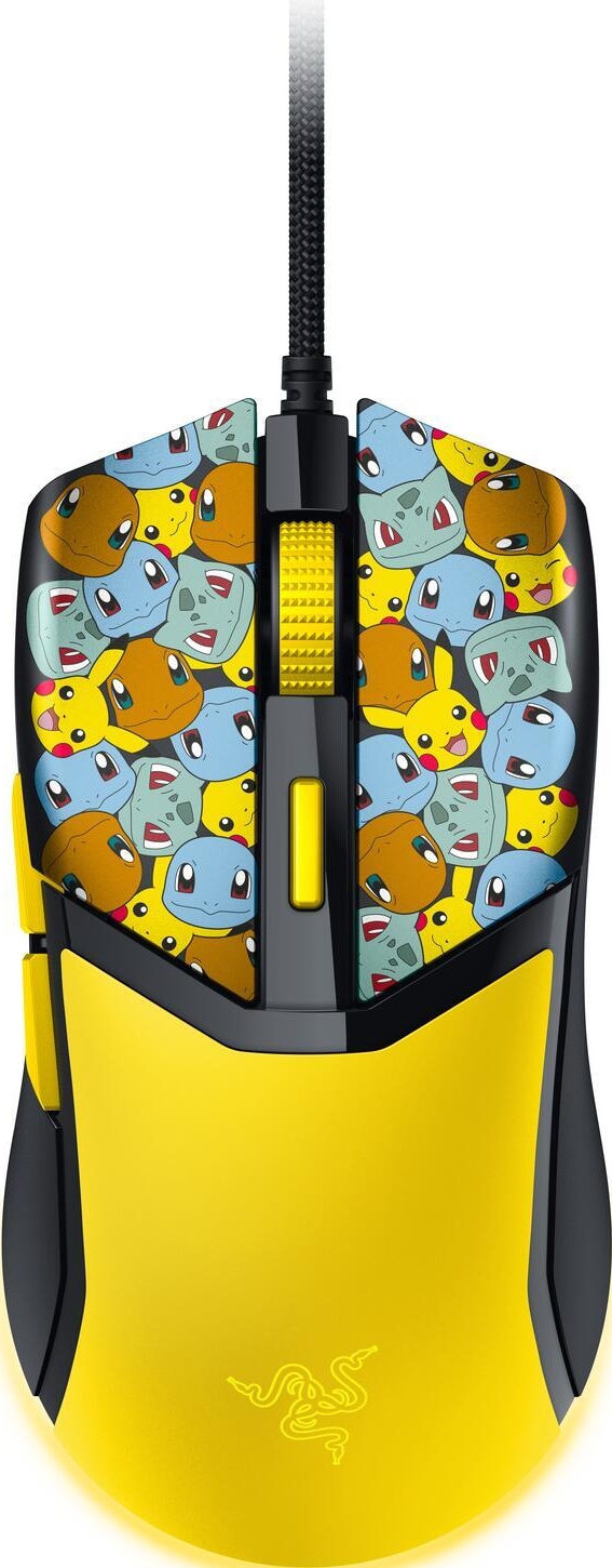 Razer Cobra Pokemon Kanto Starters Edition Leichte kabelgebundene Gaming-Maus mit - 8.500 dpi (RZ01-04650400-R3M1)