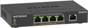 NETGEAR GS305Pv3 Unmanaged Gigabit Ethernet (10/100/1000) Power over Ethernet (PoE) Schwarz (GS305P-300EUS)