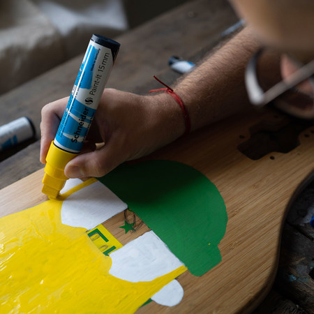 Schneider Paint-It 330 V1 Acrylstifte 6 Stück 15 mm farbsortiert