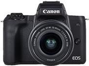 Canon EOS M50 Digitalkamera spiegellos 24.1 MPix APS C 4K 25 BpS 3x optischer Zoom EF M 15 45 mm IS STM und 55 200 mm IS STM Objektive Wi Fi, NFC, Bluetooth Schwarz  - Onlineshop JACOB Elektronik