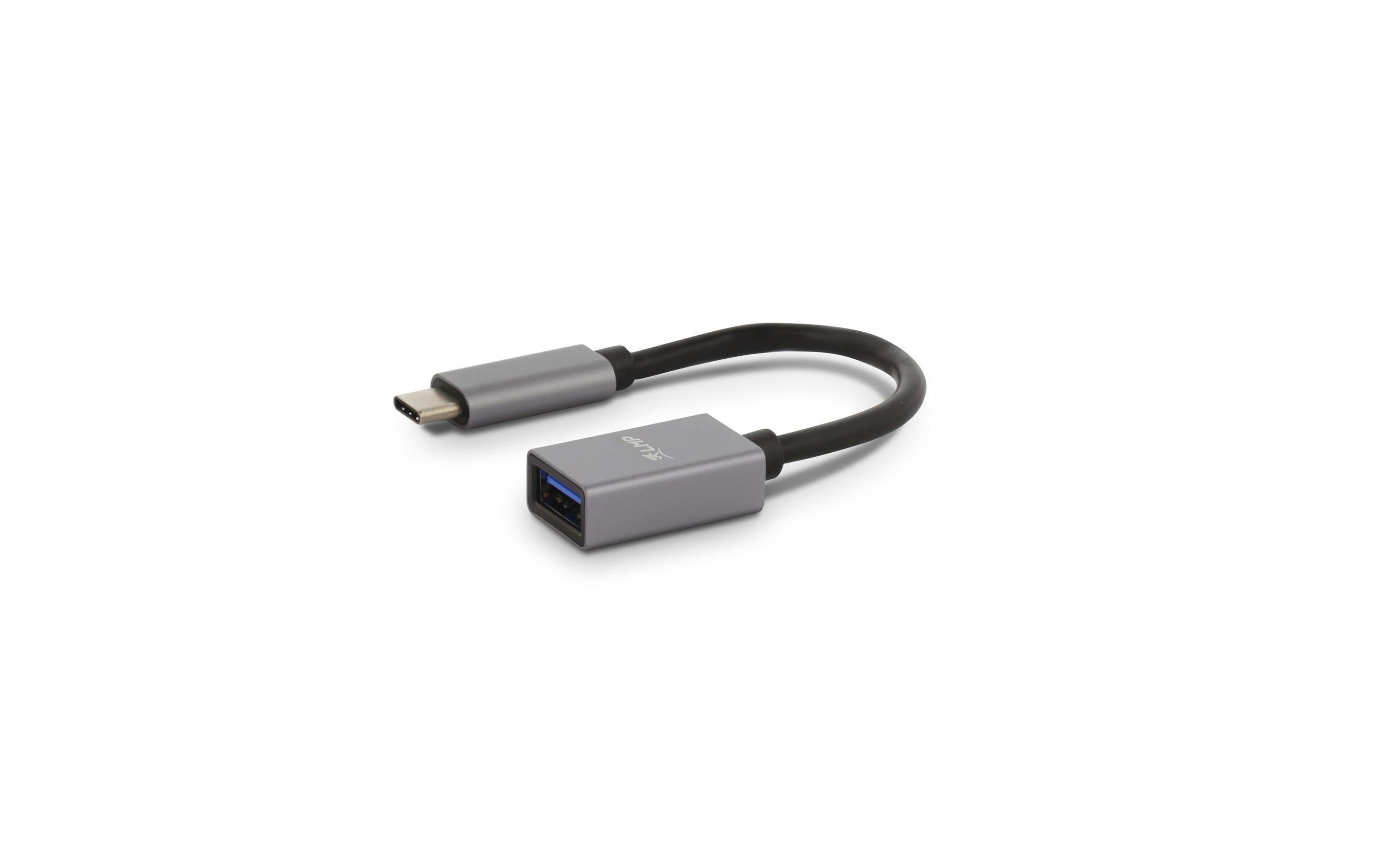LMP 16093 USB-C auf USB-A Adapter 0,15 m Grau
