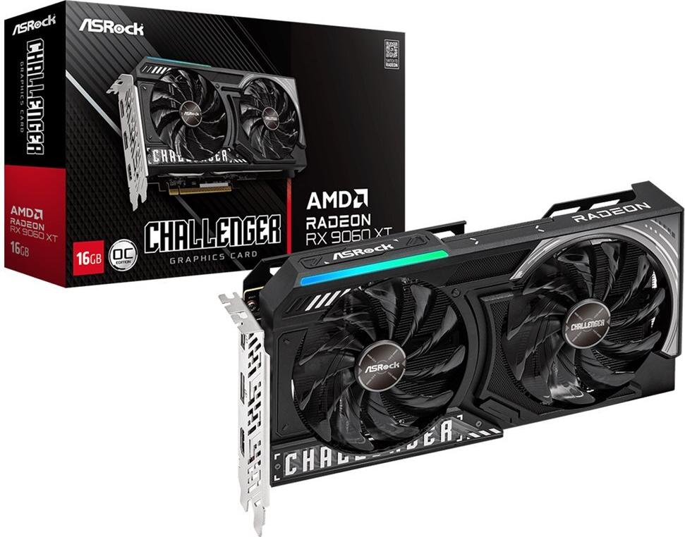 ASRock Challenger OC Radeon RX 9060 XT 16 GB GDDR6 Schwarz